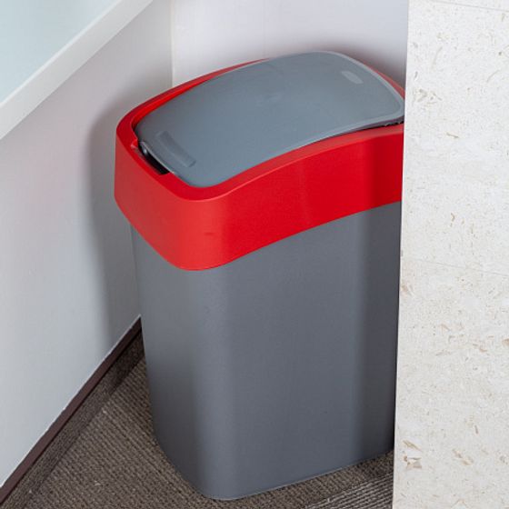 Контейнер для мусора FLIP BIN 25л красный