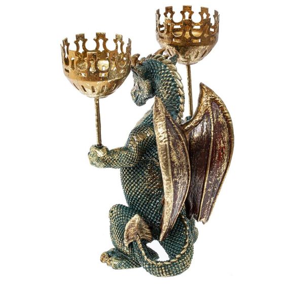Подсвечник &quot;Дракон&quot;, D 6 см, L14 W10 H22 см