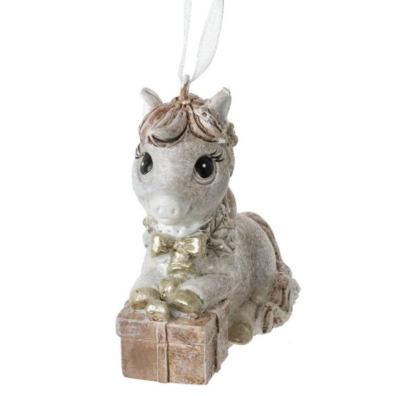 Фигурка декоративная подвесная &quot;Лошадка&quot;, L6,5 W3 H6,5 см