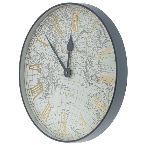 Часы настенные декоративные, Д49,5 Ш5 В49,5 см, (1xАА не прилаг.)