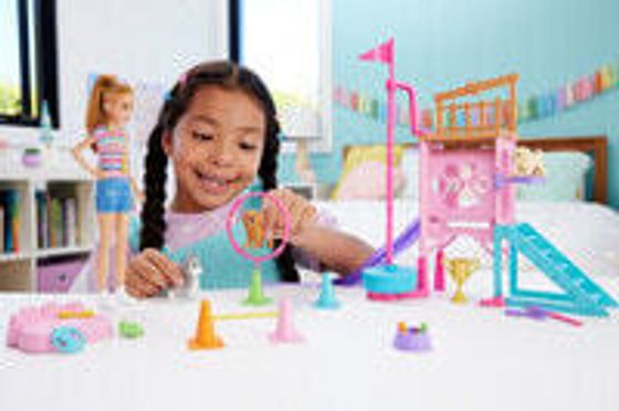 Mattel Family &amp; Friends Stacie&#39;s Puppy Playground Spielset