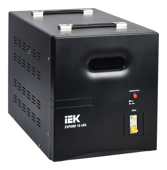 Стабилизатор напряжения IEK Expand 10000Вт 10000ВА черный (IVS21-1-010-11)