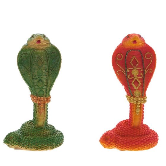 Фигурка декоративная &quot;Змейка&quot;, L8 W7 H16 см, 2в.