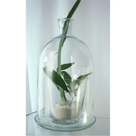 !09 Декоративное изделие "Флорариум" в виде Бутыль-крышка 33x58 см. 20 л.