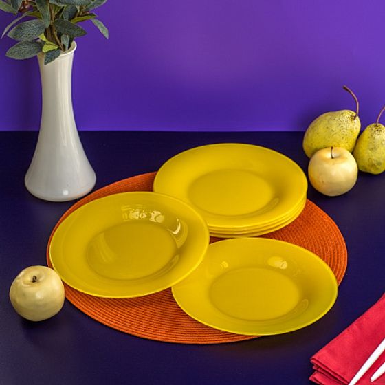 Тарелка десертная AMБИАНТЭ ЙЕЛЛОУ 19см
