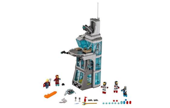 LEGO Super Hero Collection Attack Avengers Headquarters Building Building Blocks 515pcs/pzs 76038