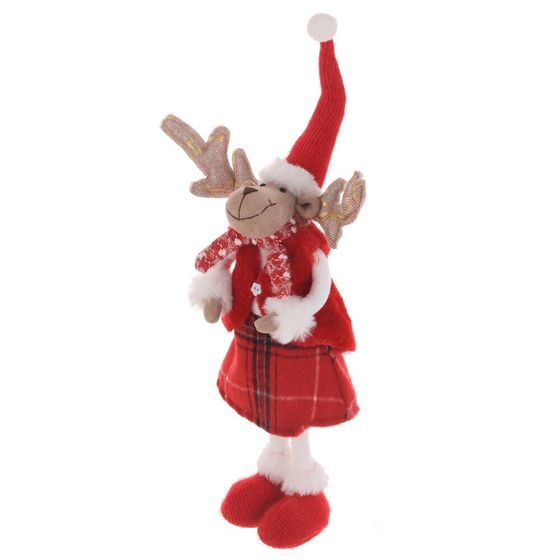Игрушка набивная &quot;Олень&quot;, L18 W12 H53 см, 2в.