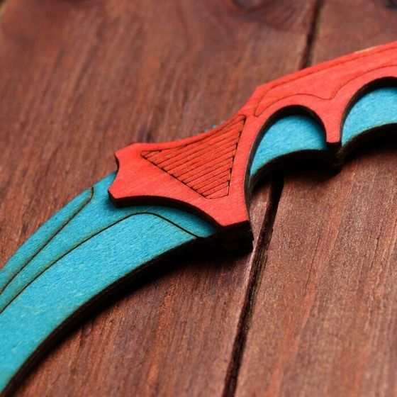 !09 Набор из 2-х штук: Сувенир деревянный «Керамбит»