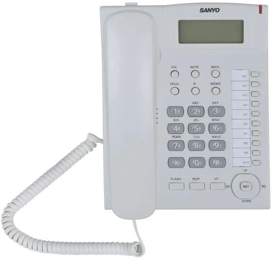 Телефон проводной Sanyo RA-S517W белый