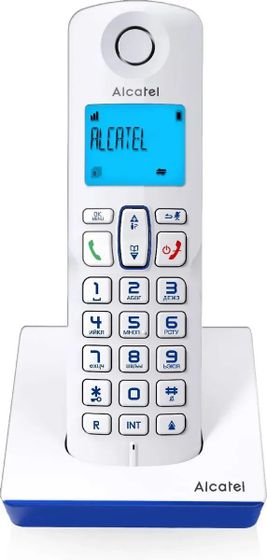 Р/Телефон Dect Alcatel S230 RU белый/синий