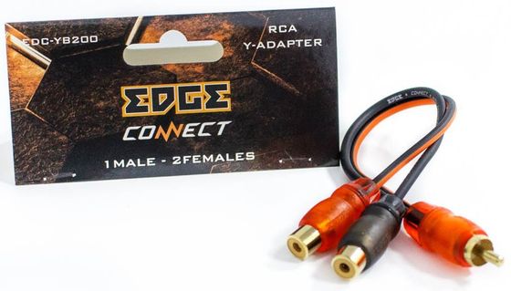 Кабель акустический Edge EDC-YB200 черный/красный (упак.:1шт)