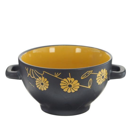 Бульонница, 700 мл, L18,5 W15 H8,5 см, дизайн микс