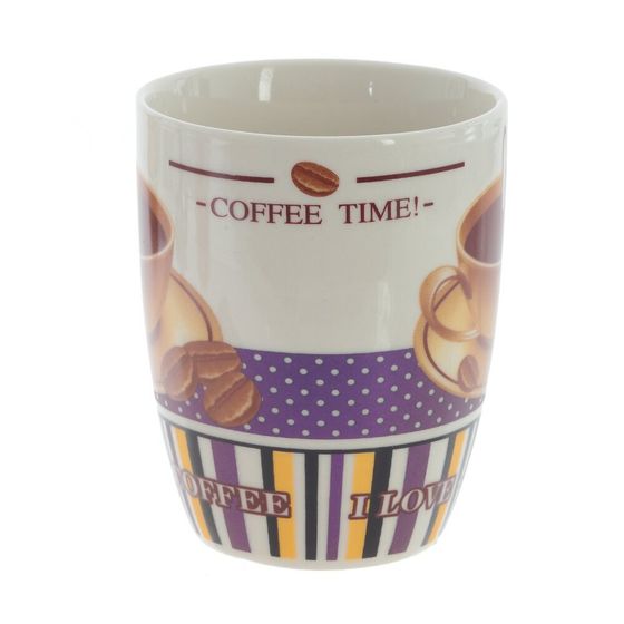 Кружка 350 мл, L11 W8 H10,5 см, дизайн микс