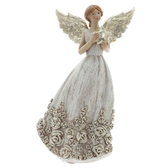 Фигурка декоративная &quot;Ангел&quot;, L10 W6,5 H17 см, 2в.