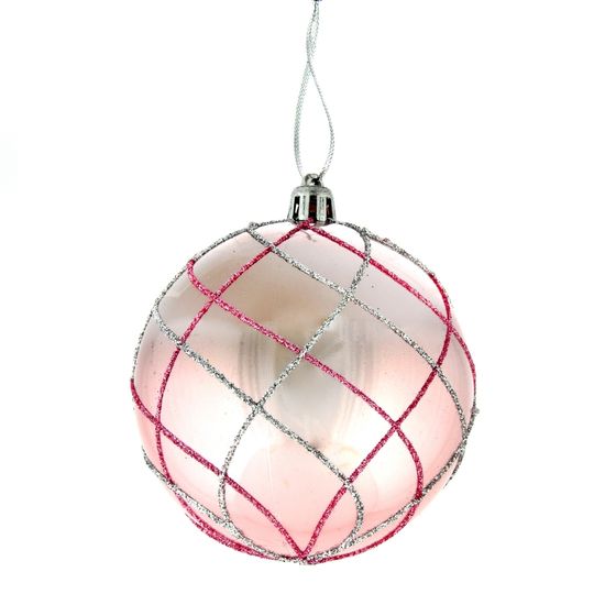 Набор из 12шт Украшение новогоднее Шар &quot;Алмазная сетка&quot;, D 8 см, L35 W27 H9 см