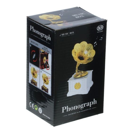 Изделие декоративное "Граммофон" (музык.), L9,5 W11 H18 см