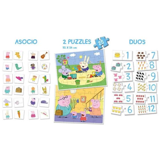 EDUCA BORRAS Super Pack 4 In 1 Peppa Pig