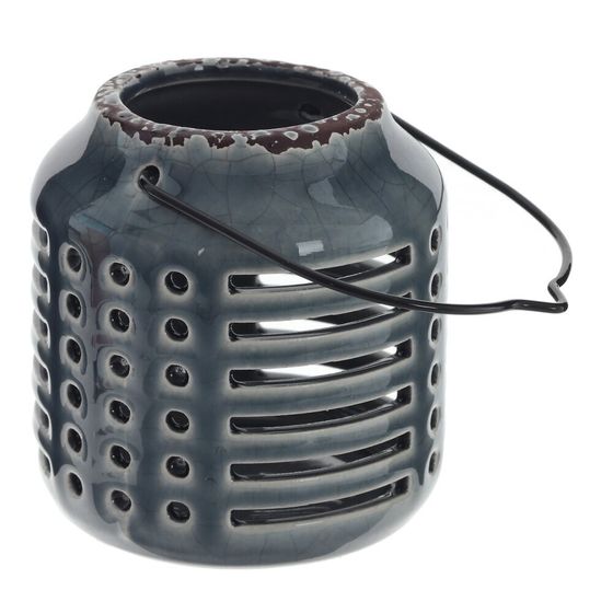 Подсвечник, L8 W8 H9 см, цвет микс