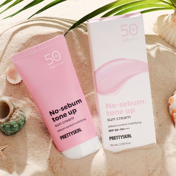 Тонизирующий солнцезащитный крем,PrettySkin No Sebum Tone Up Sun Cream SPF50+PA, 70 мл