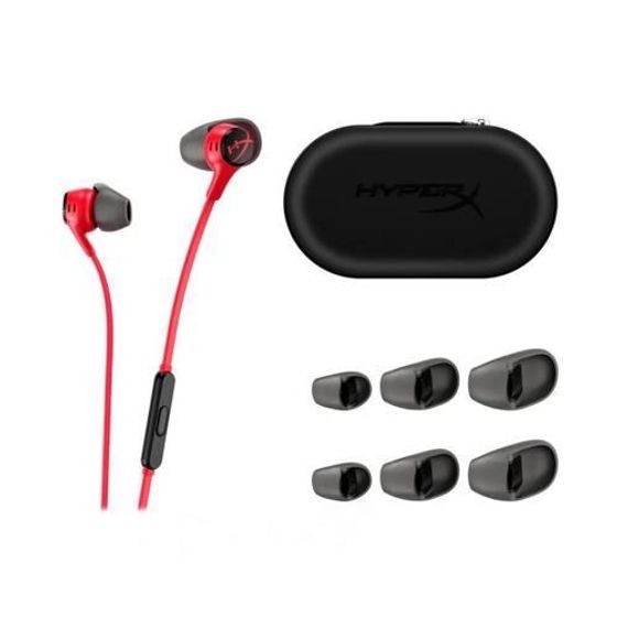 Наушники внутриканальные HyperX Cloud Earbuds II Red проводные красный (705L8AA)