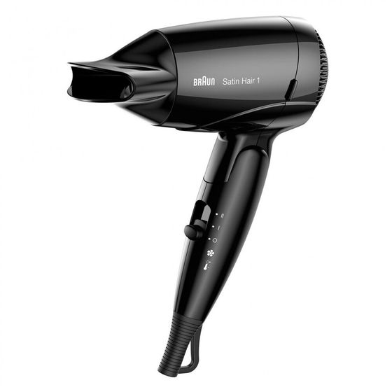 Фен Braun HD130 1200Вт черный складной