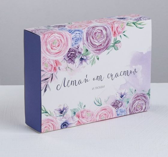 !Коробка для сладостей 5 штук «Летай от счастья», 20 × 15 × 5 см