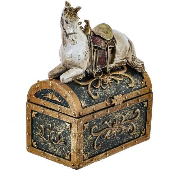 Шкатулка &quot;Лошадь&quot;, L14,5 W9 H20 см