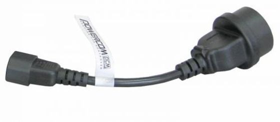 Кабель Powercom SCUT IEC-320 C14 to Socket Type-F 250V 10A