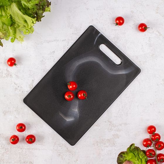 Доска разделочная MARBLE Black 20х30см