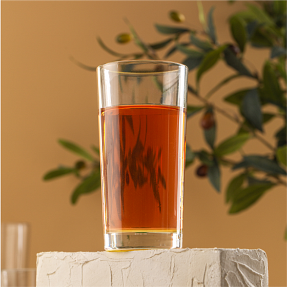 Стакан высокий ГЛАДКИЙ ЛАК МИКС НЬЮ 280мл