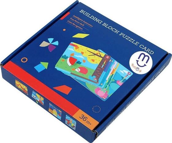 Szomik.pl Puzzle edukacyjne Montessori z drewna