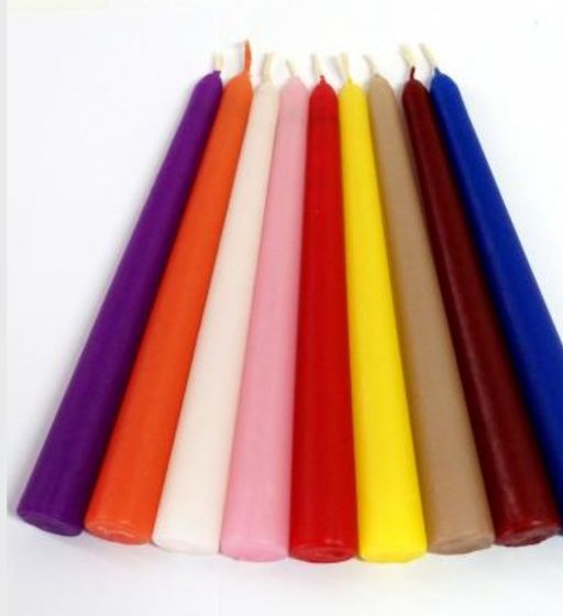 !НАБОР 3 ШТУКИ - Свеча " Конус" 240 мл., цвет бирюзовый