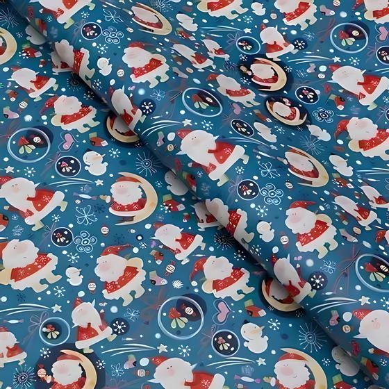 !09 Бумага глянцевая 3 листа "Спешим на праздник!", 60x90 см.