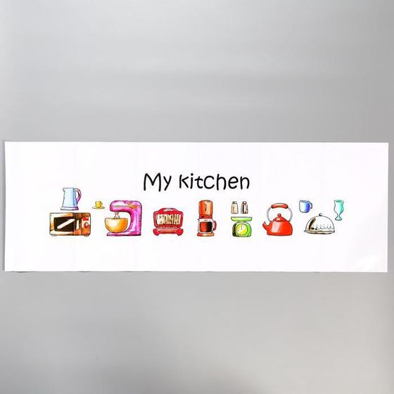 Наклейка на кафельную плитку &quot;Кухонные приборы&quot; 30х90 см