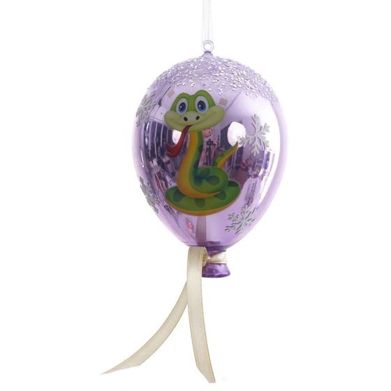 Украшение новогоднее &quot;Шарик со змейкой&quot;,  L7 W7 H11 см, 2в.