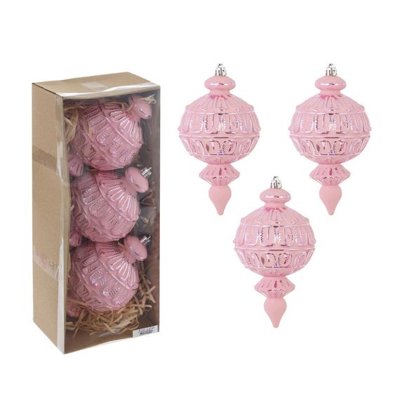 Набор из 3шт Украшение новогоднее "Шар", L28 W11 H8 см