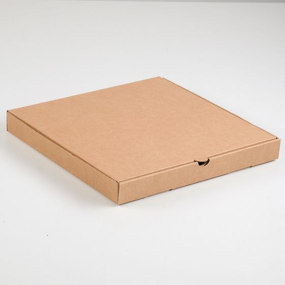 Упаковка для пиццы, бурая, 31 х 31 х 3,5 см
