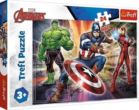 Trefl Puzzle 24 Maxi W świecie Avengersów