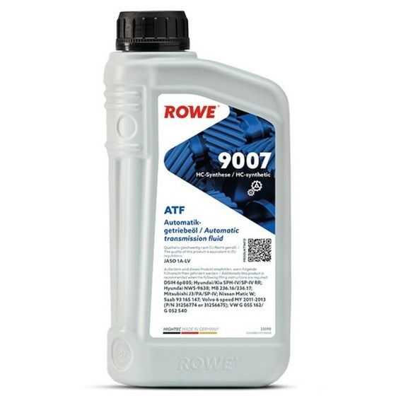 Масло трансмиссионное Rowe ATF Hightec 9007, синтетическое, 1 л