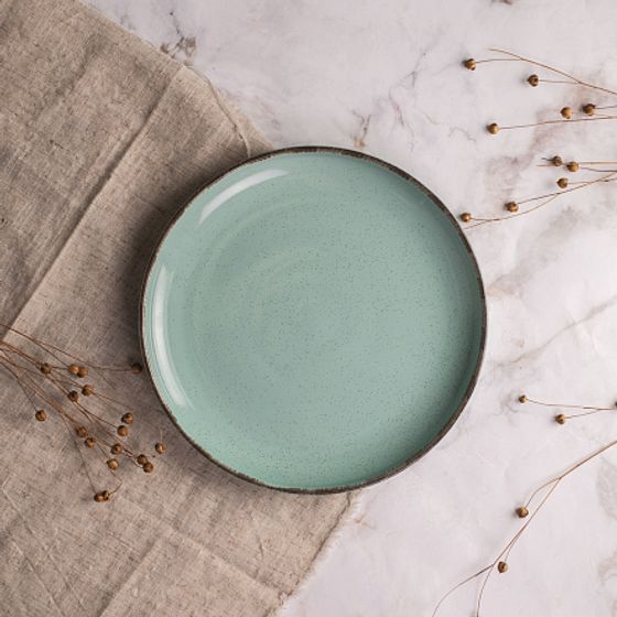 Тарелка обеденная DAILY бирюзовый 24см