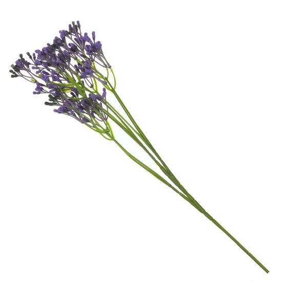 Цветок искусственный &quot;Кермек&quot;, L20 W20 H53 см, 3в.