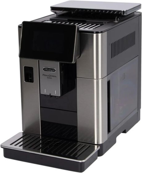 Кофемашина DeLonghi Primadonna Soul ECAM610.74.MB 1450Вт черный/серебристый