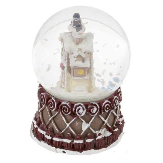 Фигурка декор в стекл шаре &quot;Пряник&quot;, D 4.5 см, L4,5 W4,5 H7 см, 4в.