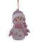 Фигурка декоративная подвесная &quot;Снеговик&quot;, L4 W3 H6 см, 2в.