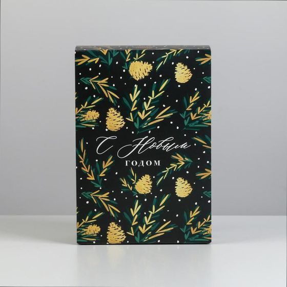 !Коробка складная 3 штуки «Шишки», 16 × 23 × 7.5 см.