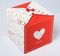 !09 Коробка складная 3 штуки «Люблю», 18 × 18 × 18 см.