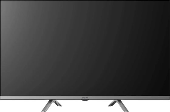 Телевизор LED 32&quot; Digma DM-LED32SBB39 темно-серебристый/серебристый SmartTV безрамочный
