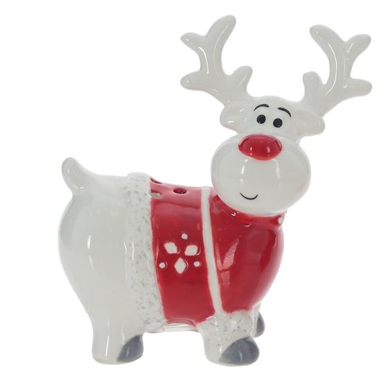 Набор: солонка и перечница &quot;Северный олень&quot;, L8 W4 H8,5 см, 2в.