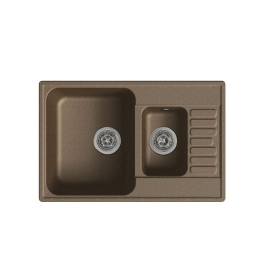 Мойка LEX ST. MORITZ 740 CHOCOLATE 74х48 кварц коричневый