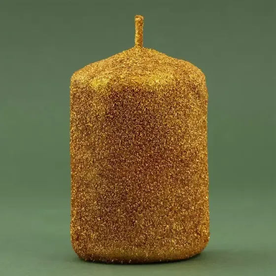 !09 Новогодний набор из 3-х предметов: Cвеча-столбик, фонарик «Исполнения желаний», чайная свеча